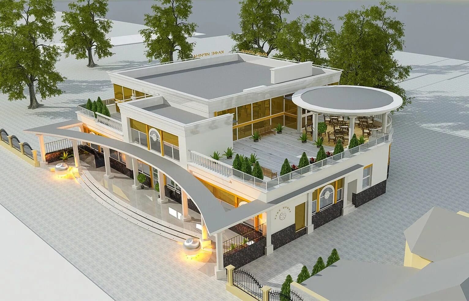 Artistic representation of RegalVista's founding vision or architectural detail